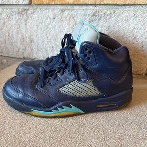 Jordan 5 Retro “Pre-Grape” Navy Teal 2015 Men’s Size 10.5
